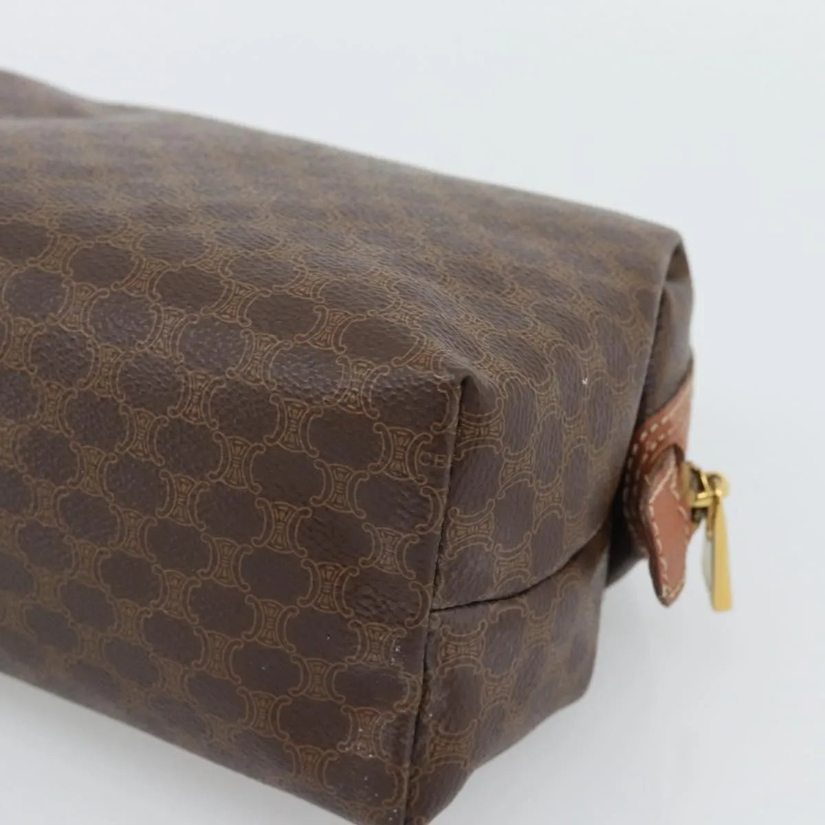 Celine C Macadam Canvas Brown Canvas Clutche & Pouche Bag (Pre-Owned)