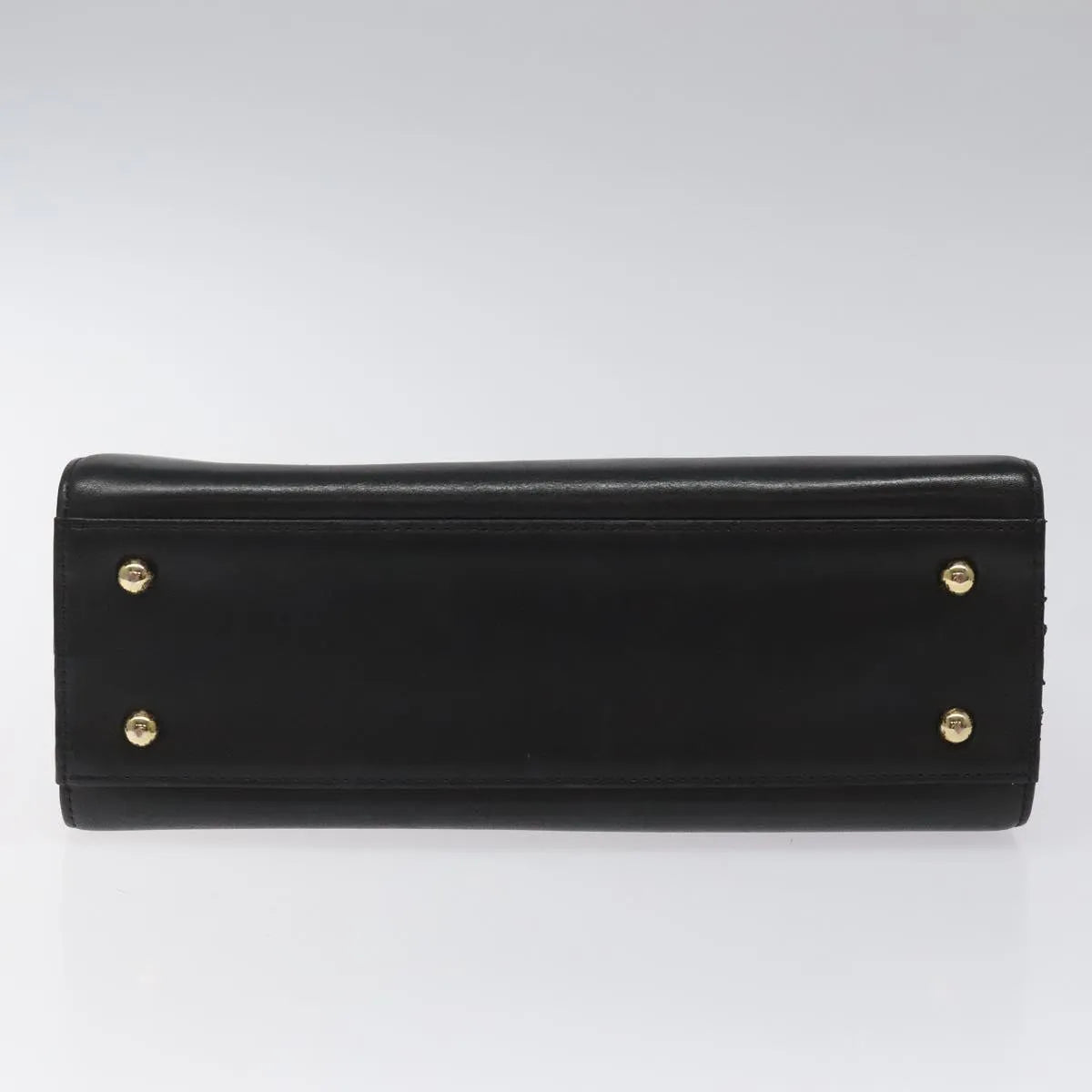 Givenchy Vintage Leather Black Leather Handbag (Pre-Owned)