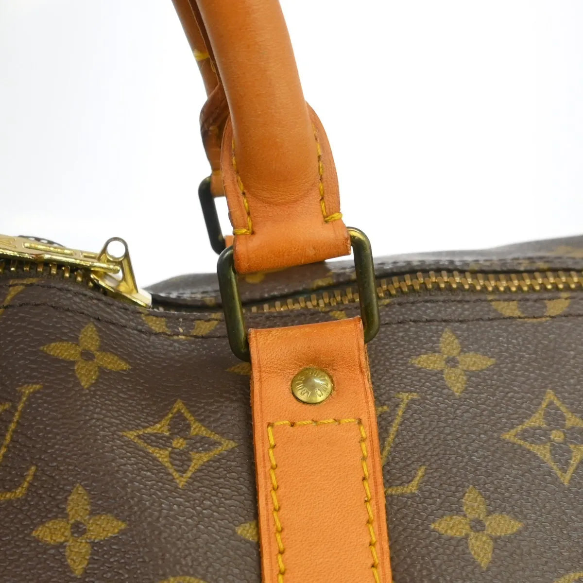 Louis Vuitton Keepall Monogram Canvas Brown Canvas Travel Bag Bag (Pre-Owned)