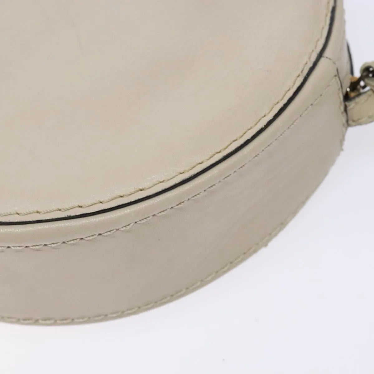Bottega Veneta Vintage Leather Beige Leather Shoulder Bag Bag (Pre-Owned)