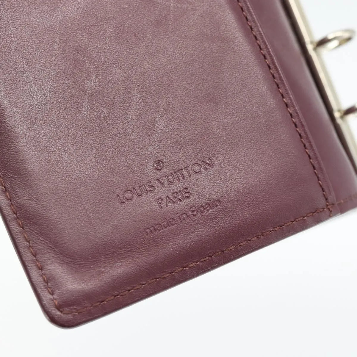 Louis Vuitton Agenda Cover Monogram Canvas Purple Canvas Clutche & Pouche Bag (Pre-Owned)