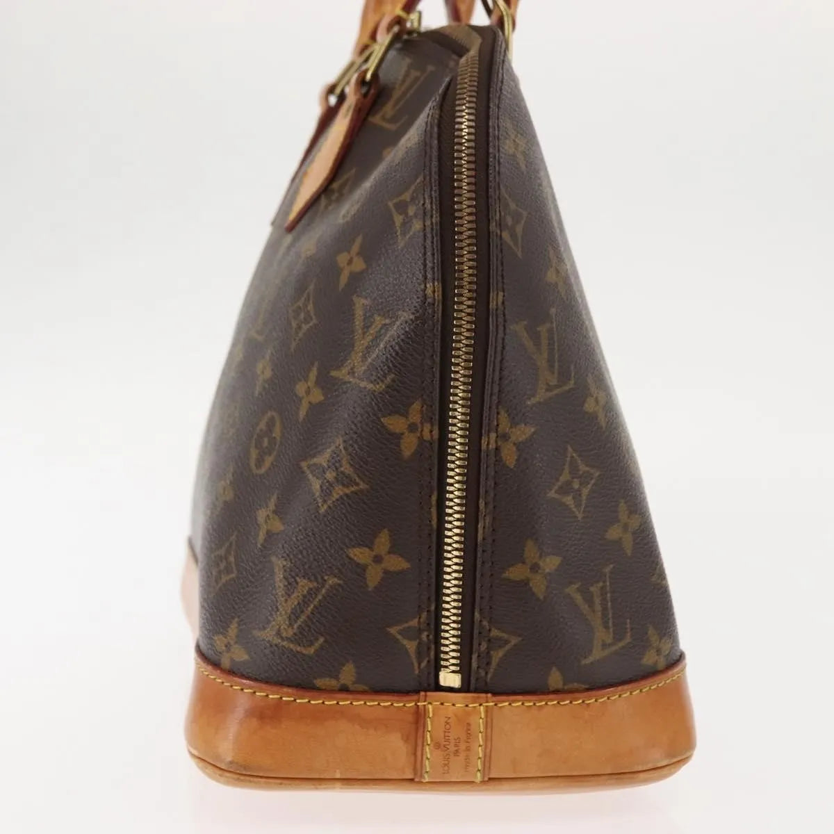 Louis Vuitton Alma Monogram Canvas Brown Canvas Handbag (Pre-Owned)