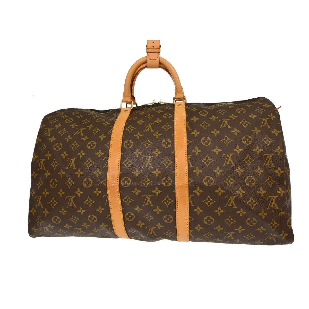 Louis Vuitton Keepall Monogram Canvas Brown Canvas Travel Bag Bag (Pre-Owned)