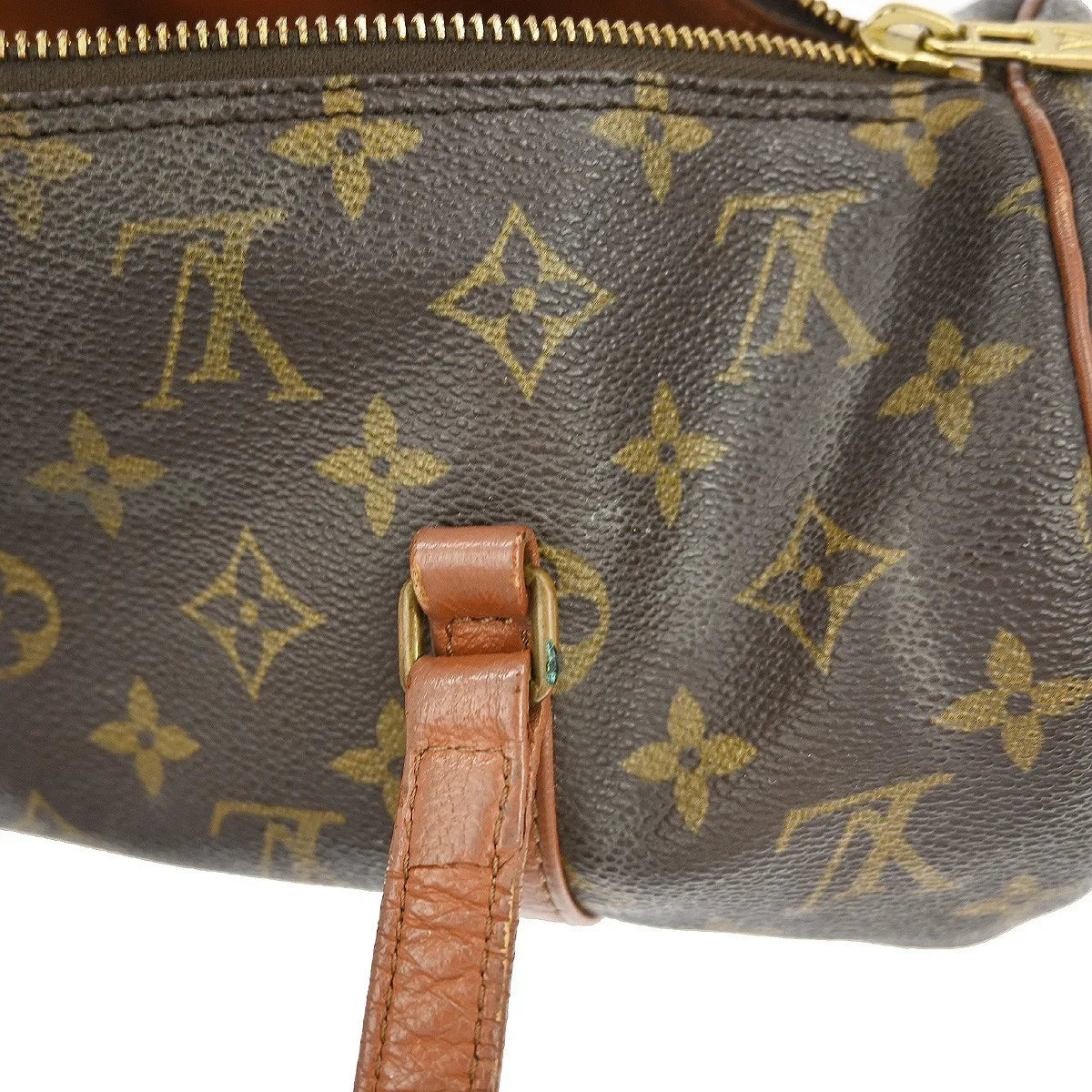 Louis Vuitton Papillon Monogram Canvas Brown Canvas Handbag (Pre-Owned)