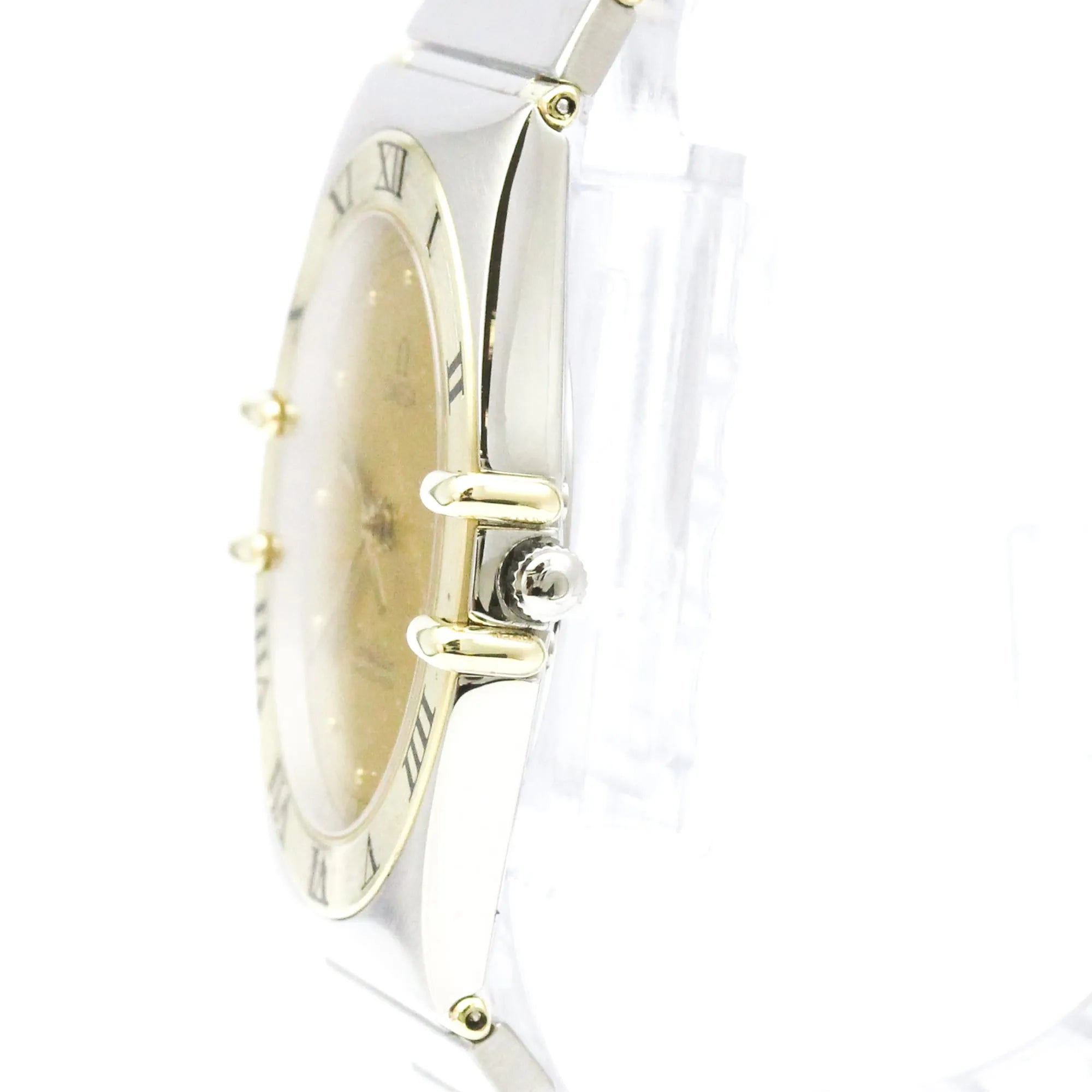 Omega Constellation Quartz Stainless Steel And Yellow Gold Watch (Pre-Owned)