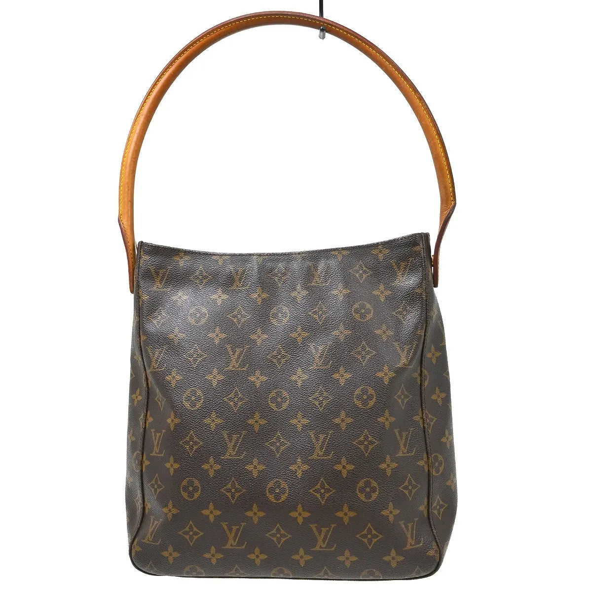 Louis Vuitton Monogram Looping Handbag Monogram Canvas Brown Canvas Shoulder Bag Bag (Pre-Owned)