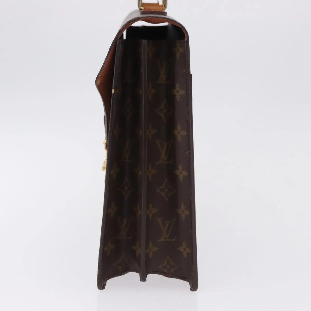 Louis Vuitton Serviette Conseiller Monogram Canvas Brown Canvas Briefcase Bag (Pre-Owned)