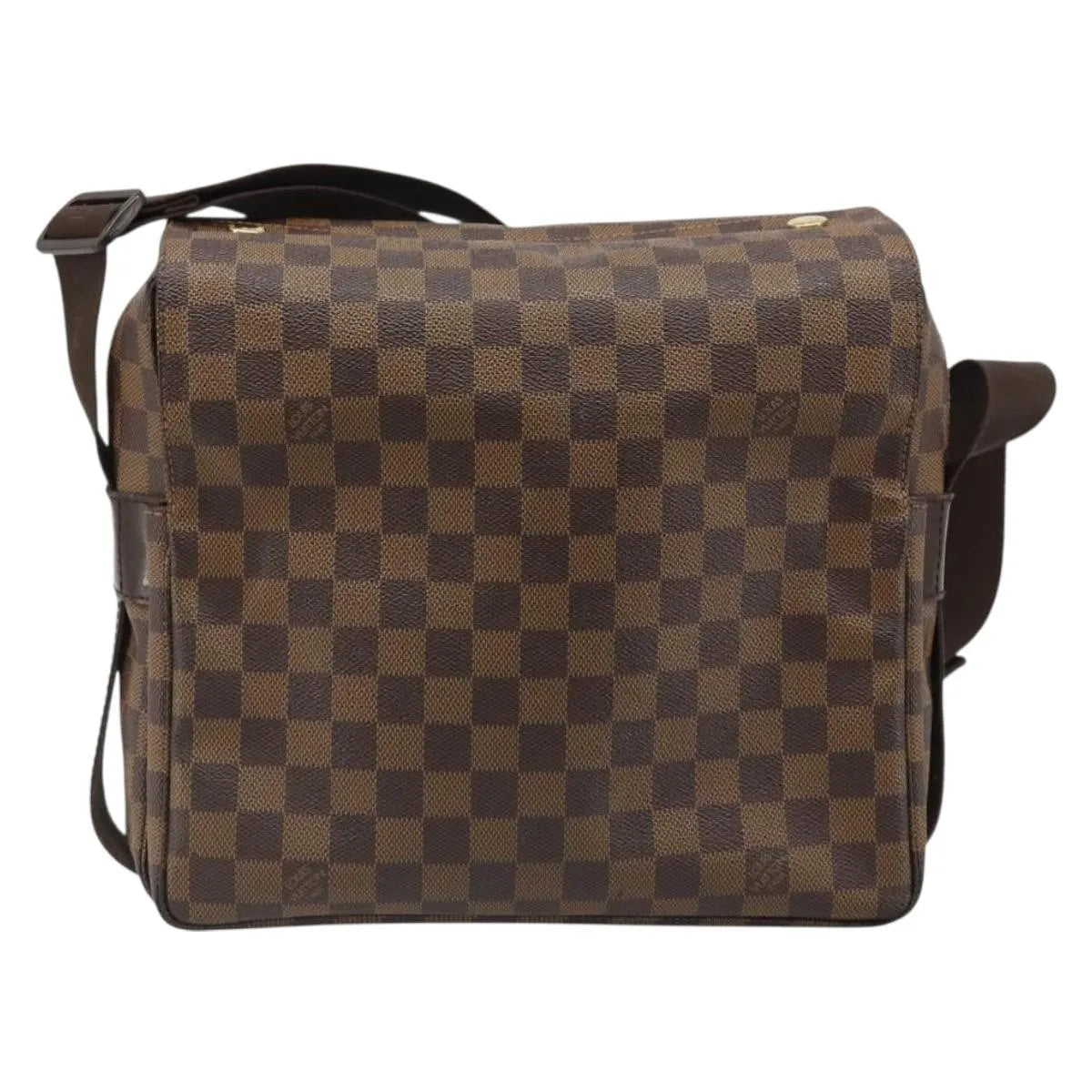 Louis Vuitton Naviglio Damier Ebene Brown Canvas Shoulder Bag Bag (Pre-Owned)