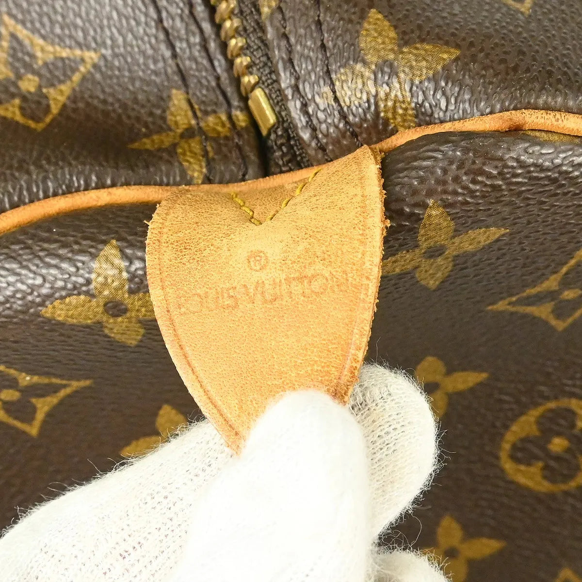 Louis Vuitton Keepall Monogram Canvas Brown Canvas Travel Bag Bag (Pre-Owned)