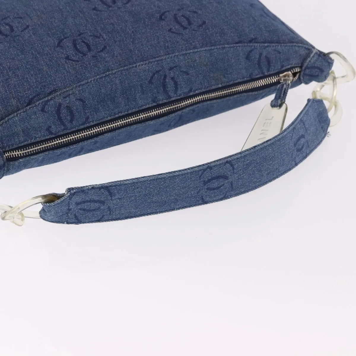 Chanel Cc Shoulder Bag Denim Blue Denim_Jeans Shoulder Bag Bag (Pre-Owned)