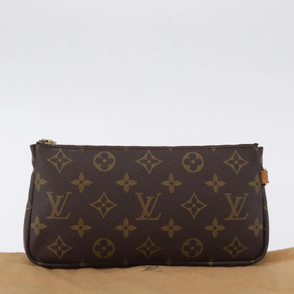 Louis Vuitton Pochette Accessoires Nm Monogram Canvas Brown Canvas Clutche & Pouche Bag (Pre-Owned)