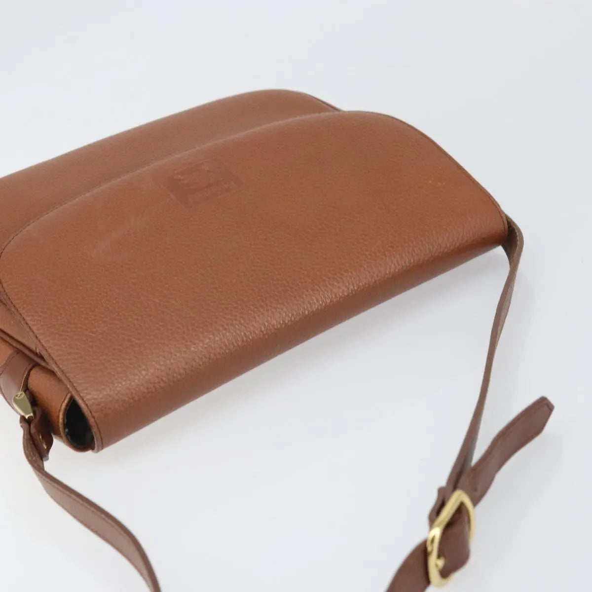 Burberry Vintage Leather Brown Leather Shoulder Bag Bag (Pre-Owned)