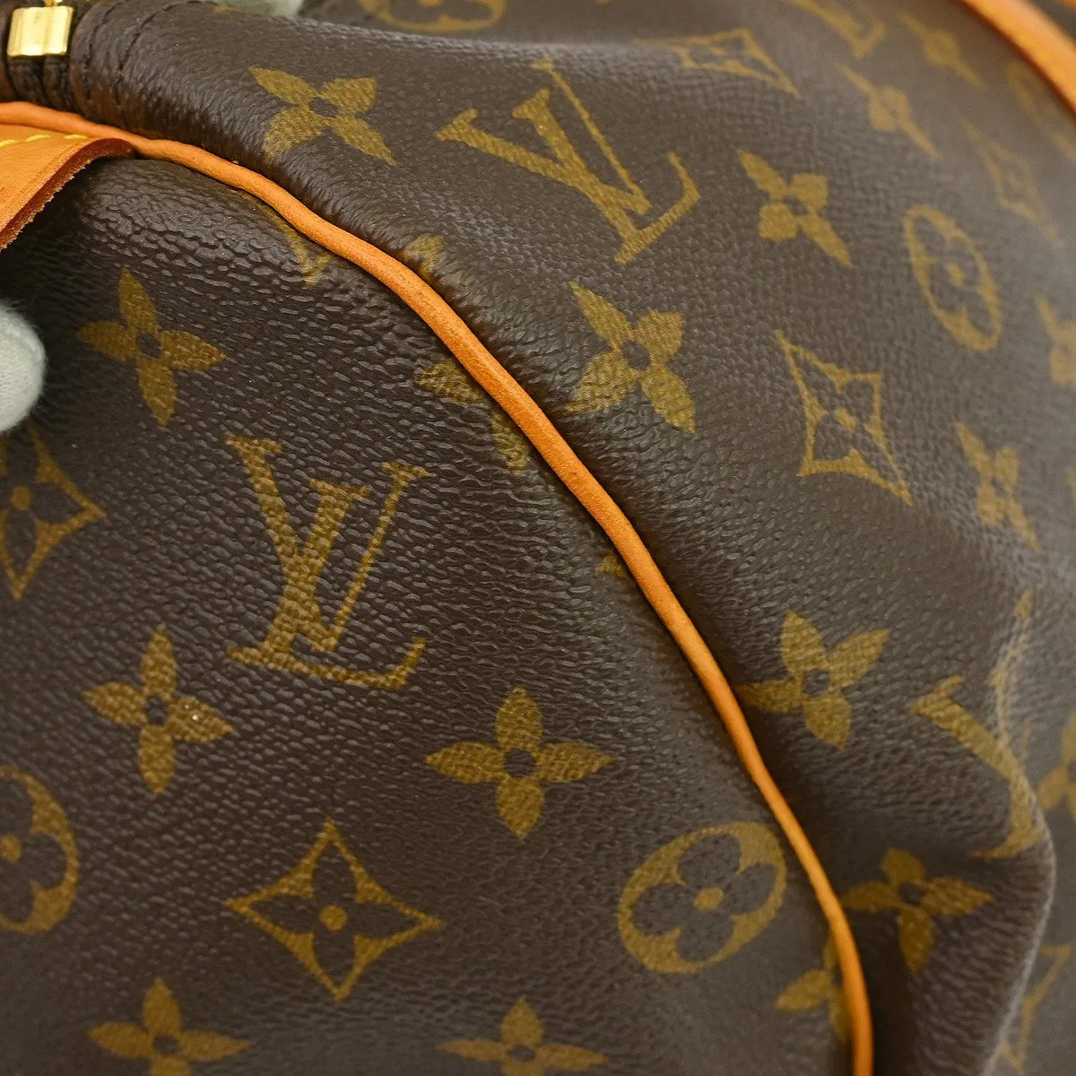Louis Vuitton Keepall Monogram Canvas Brown Canvas Travel Bag Bag (Pre-Owned)