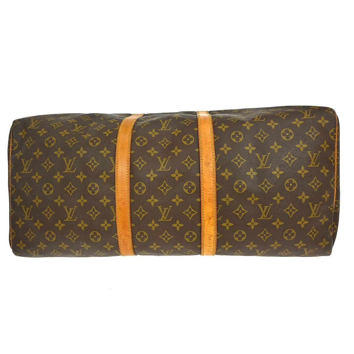 Louis Vuitton Keepall Monogram Canvas Brown Canvas Travel Bag Bag (Pre-Owned)