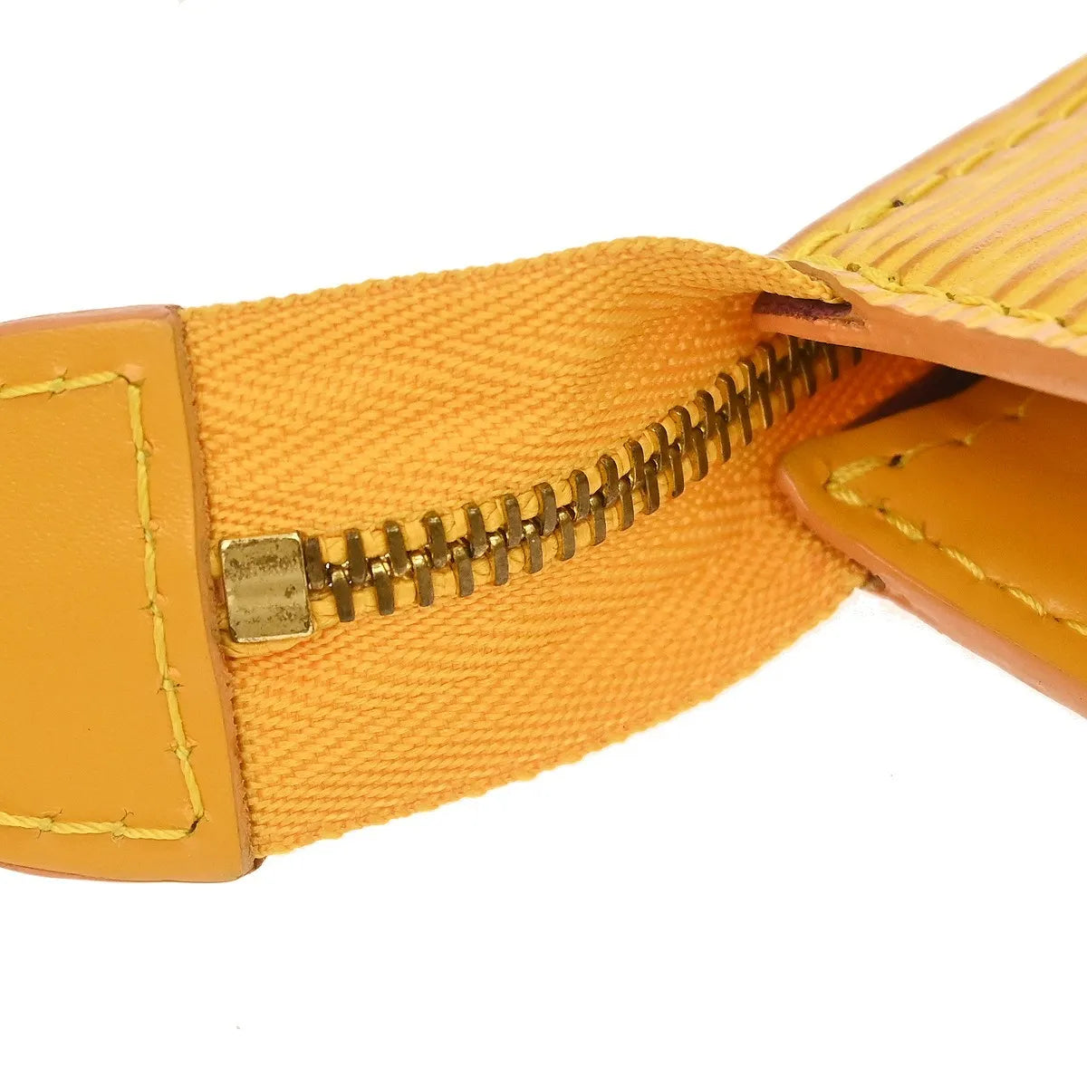 Louis Vuitton Pochette Accessoires Nm Epi Leather Yellow Leather Clutche & Pouche Bag (Pre-Owned)