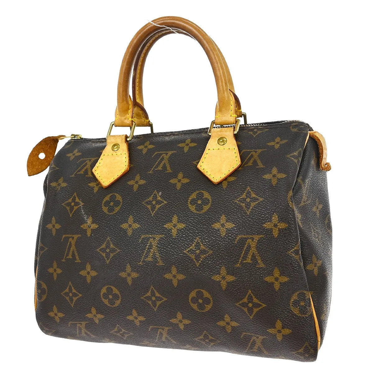 Louis Vuitton Speedy Monogram Brown Canvas Handbag (Pre-Owned)