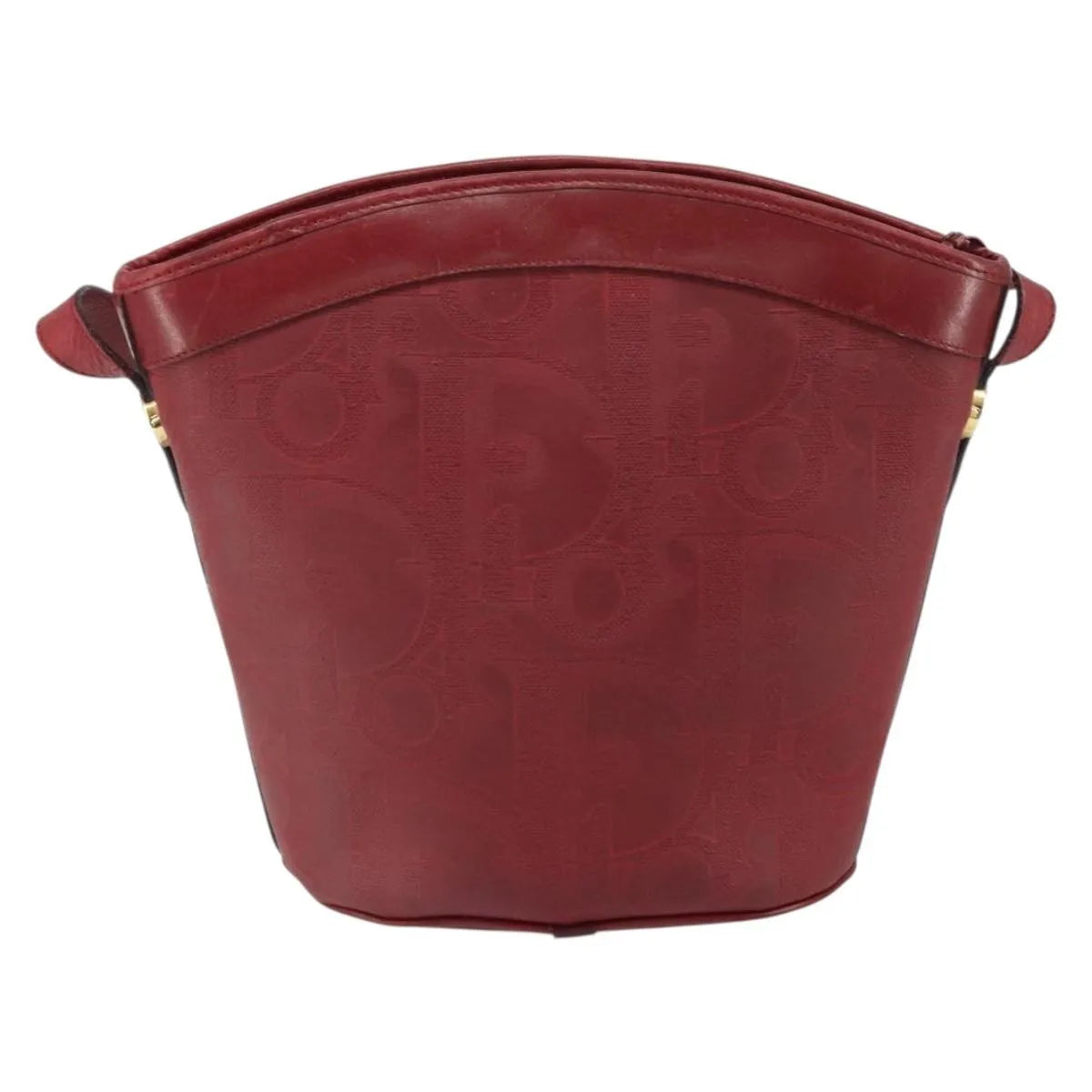 Christian Dior Vintage Trotter Canvas Red Canvas Shoulder Bag Bag (Pre-Owned)