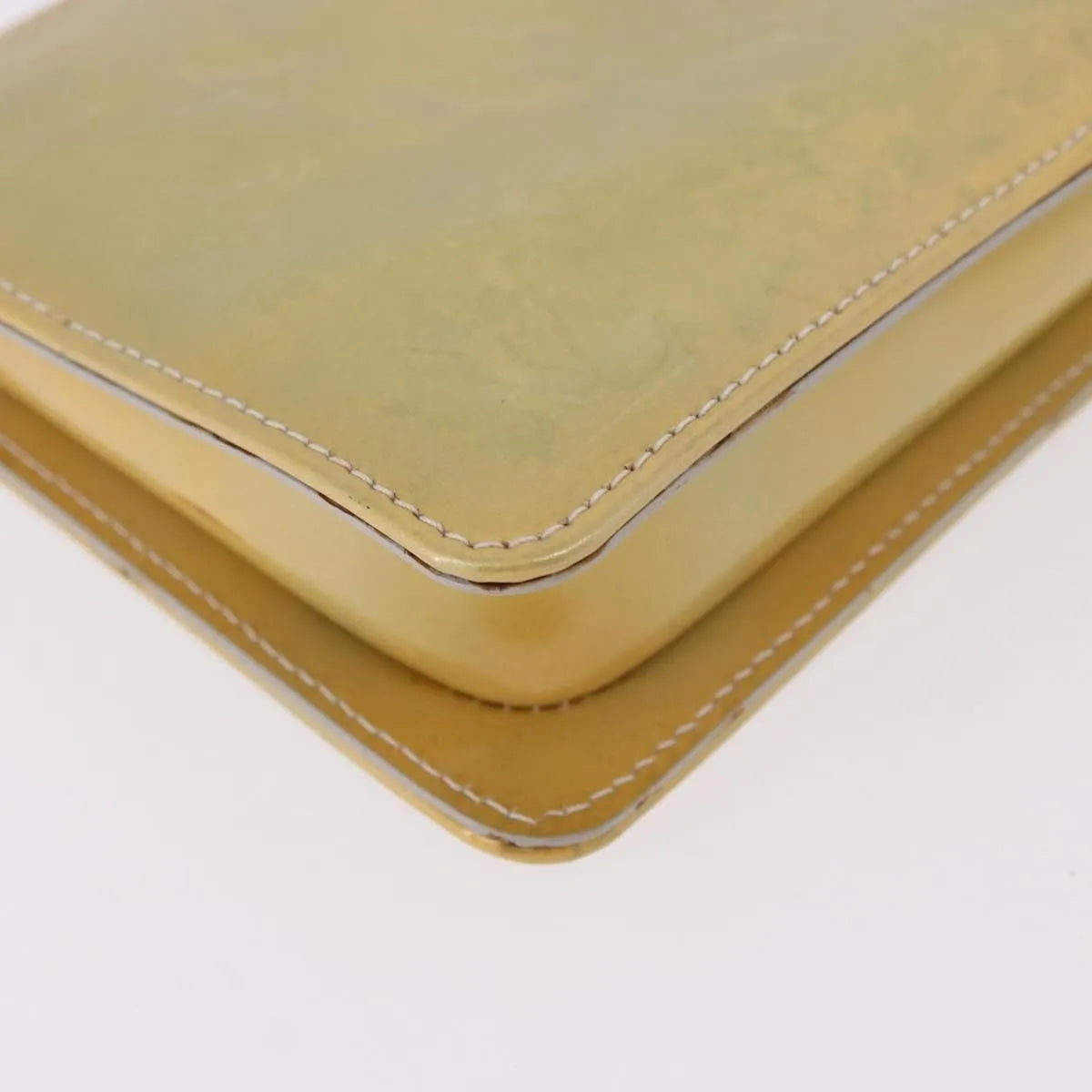 Louis Vuitton Lexington Pochette Patent Leather Gray Patent_Leather Clutche & Pouche Bag (Pre-Owned)