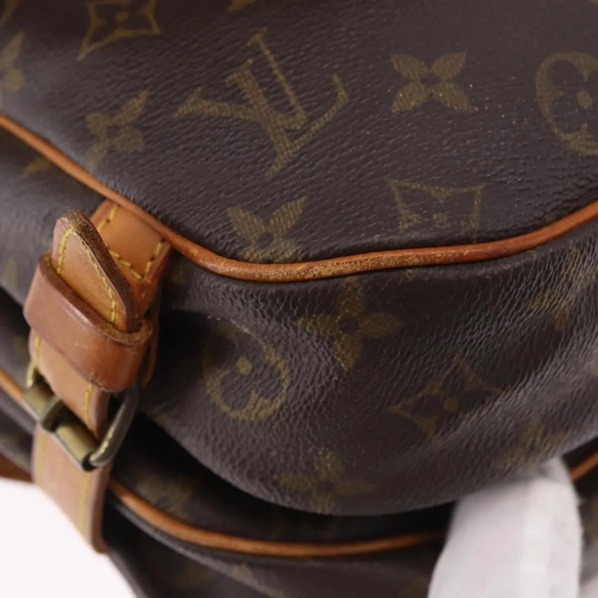 Louis Vuitton Saumur Canvas Brown Canvas Shoulder Bag Bag (Pre-Owned)