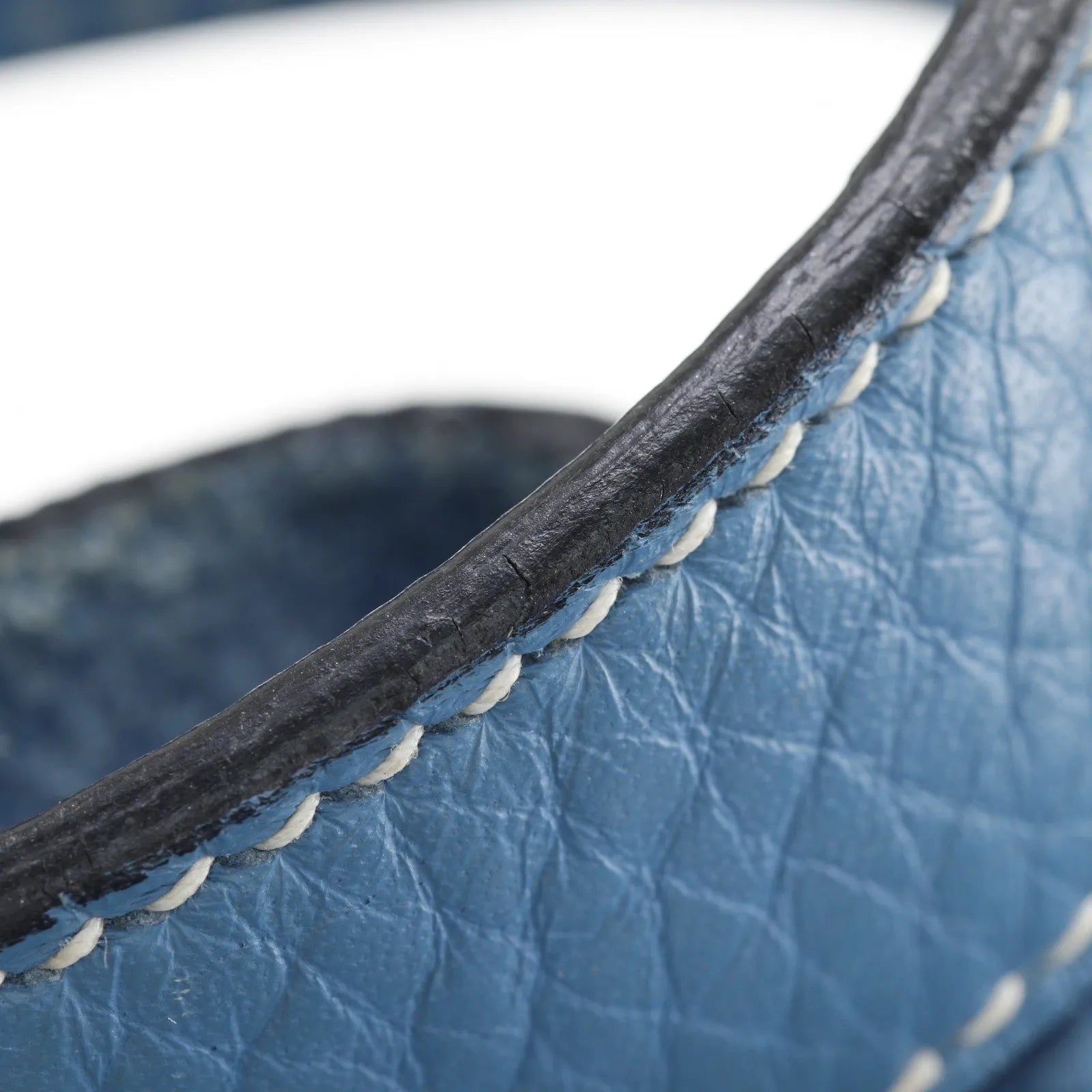 Hermes Picotin Lock Clemence Blue Leather Handbag (Pre-Owned)