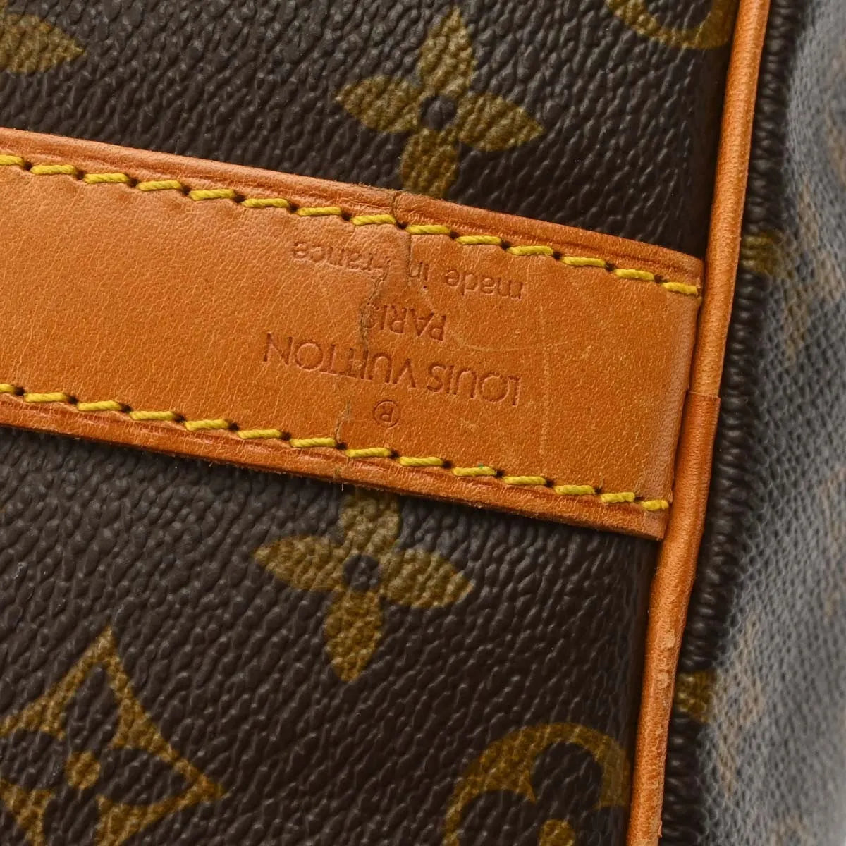 Louis Vuitton Keepall Monogram Canvas Brown Canvas Travel Bag Bag (Pre-Owned)