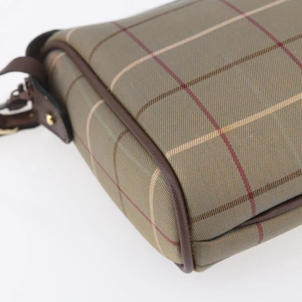 Burberry Nova Check Pochette Canvas Beige Canvas Clutche & Pouche Bag (Pre-Owned)