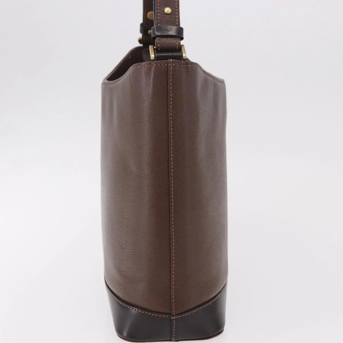Burberry Vintage Leather Brown Leather Shoulder Bag Bag (Pre-Owned)