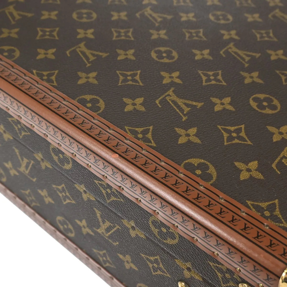 Louis Vuitton Cotteville Trunk Monogram Canvas Brown Canvas Travel Bag Bag (Pre-Owned)