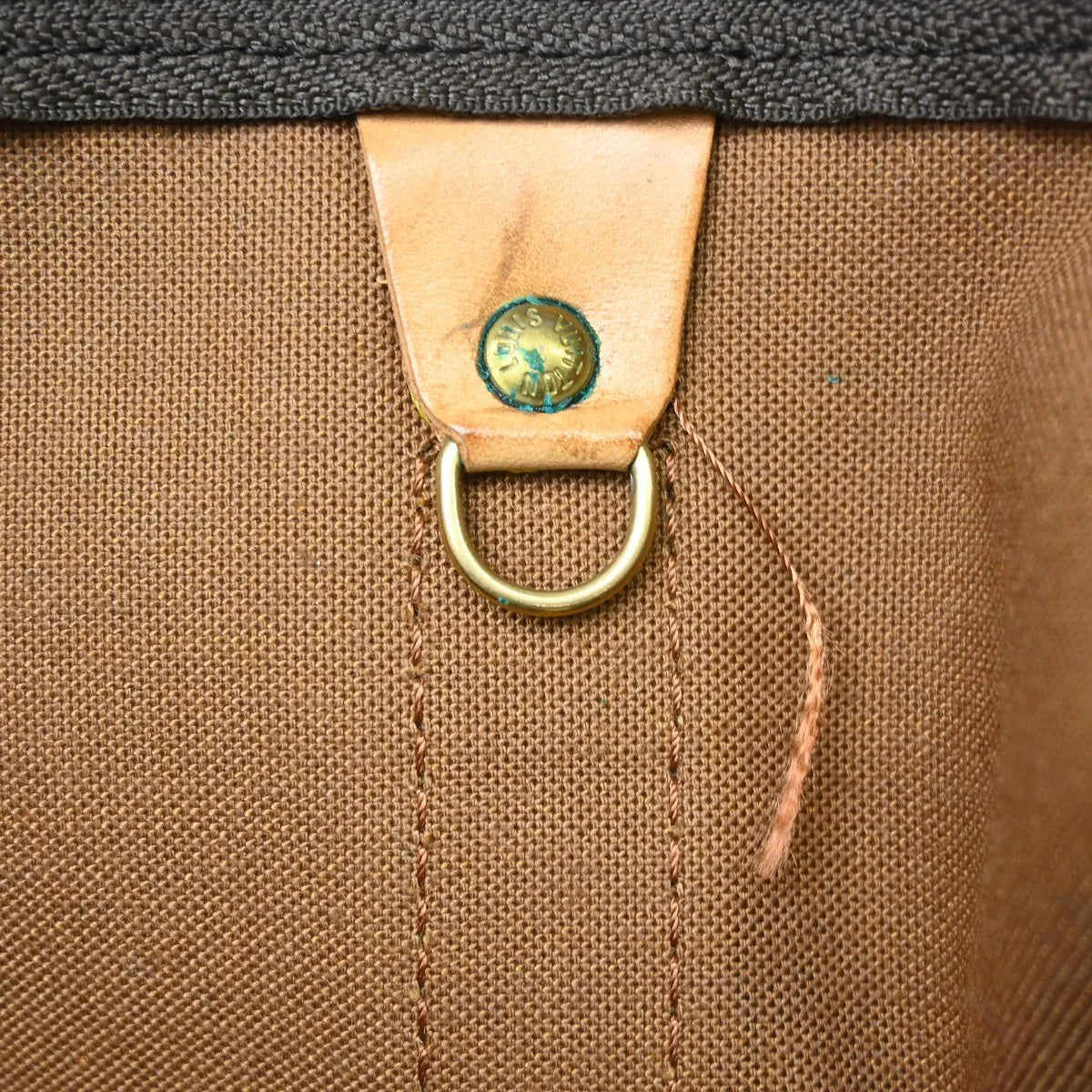 Louis Vuitton Keepall Bandouliere Monogram Canvas Brown Canvas Travel Bag Bag (Pre-Owned)