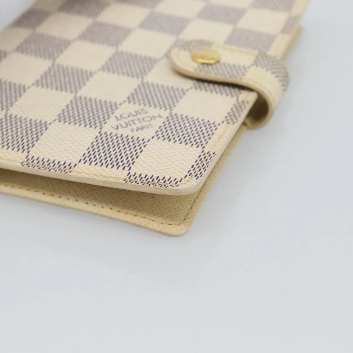 Louis Vuitton Agenda Cover Damier Beige Canvas Clutche & Pouche Bag (Pre-Owned)