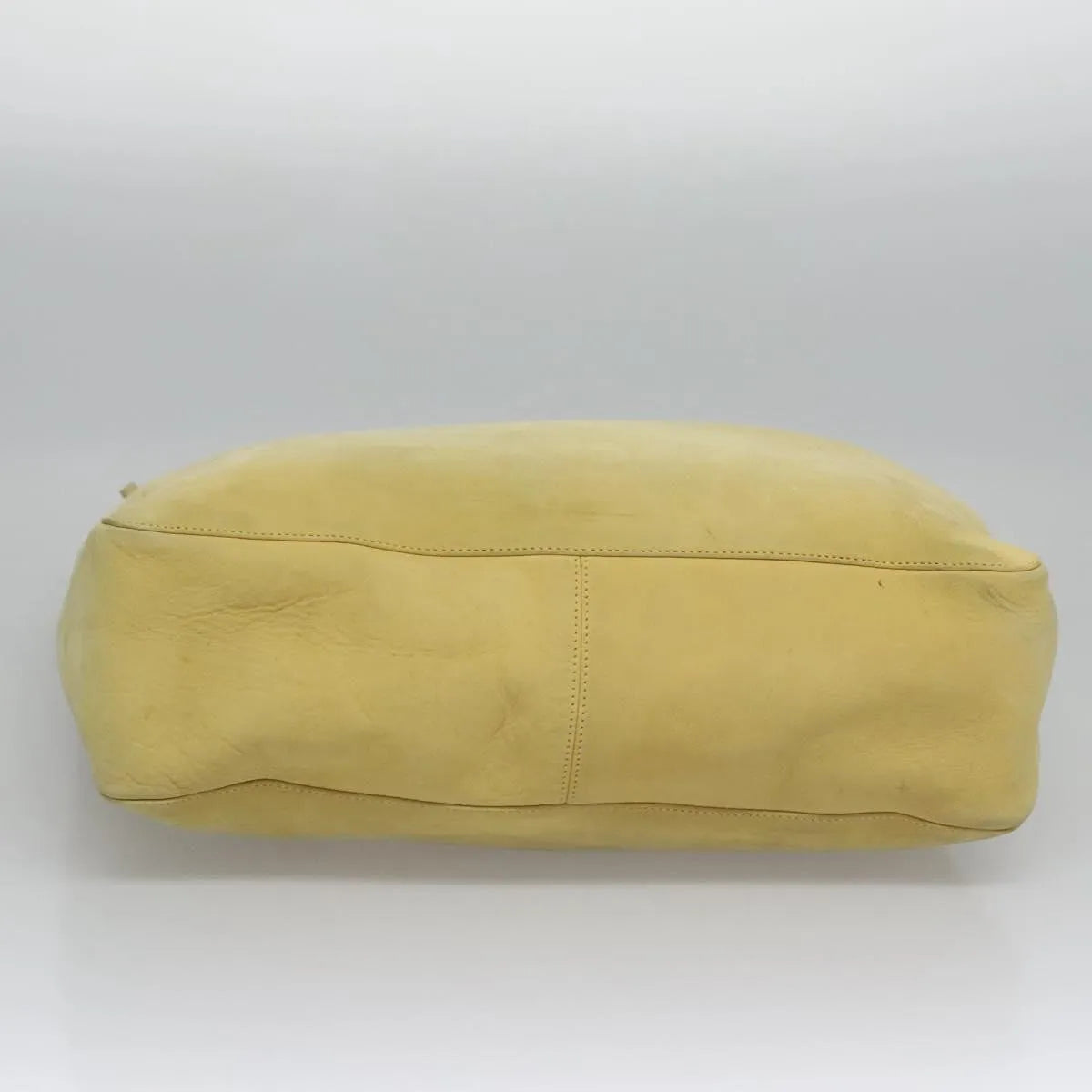 Salvatore Ferragamo Vintage Suede Yellow Suede Shoulder Bag Bag (Pre-Owned)