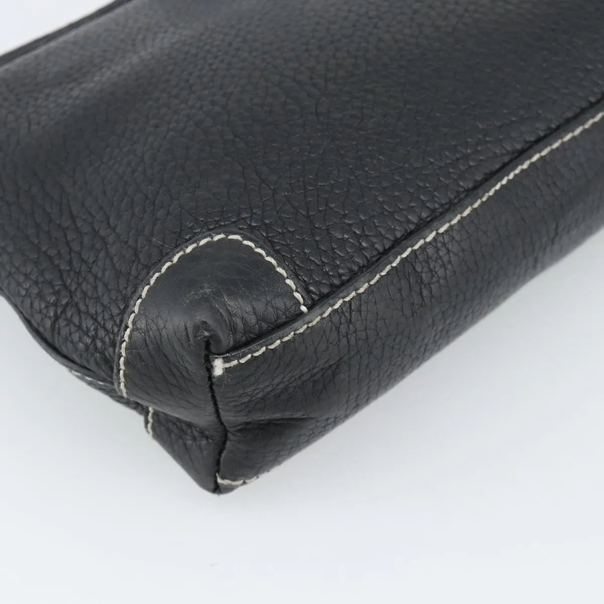 Tiffany & Co. Vintage Leather Black Leather Shoulder Bag Bag (Pre-Owned)