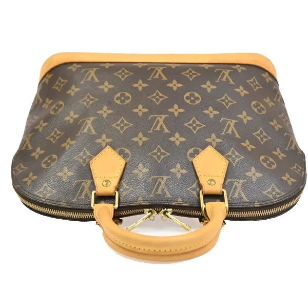Louis Vuitton Vintage Alma Monogram Canvas Brown Canvas Handbag (Pre-Owned)