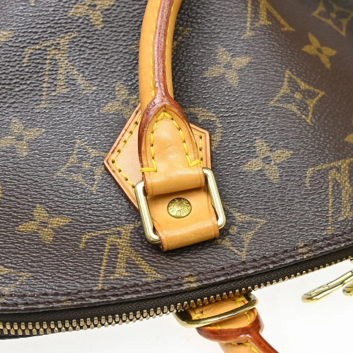 Louis Vuitton Alma Monogram Canvas Brown Canvas Handbag (Pre-Owned)