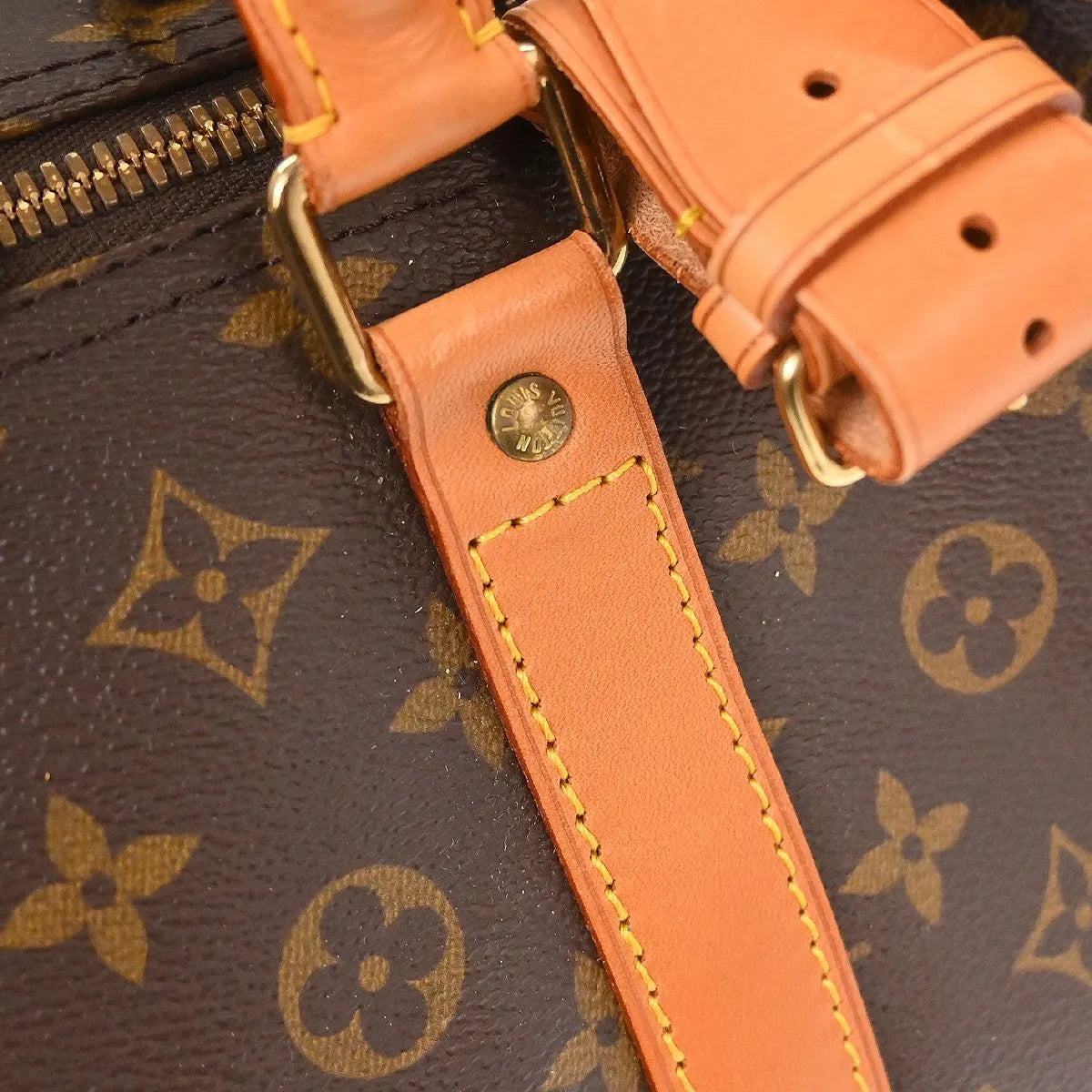 Louis Vuitton Keepall Monogram Canvas Brown Canvas Travel Bag Bag (Pre-Owned)