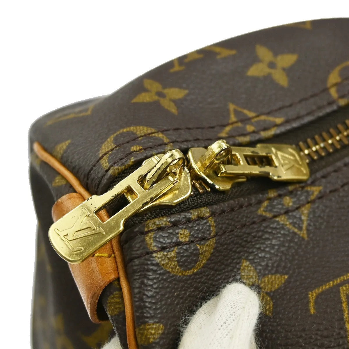 Louis Vuitton Keepall Bag Monogram Canvas Brown Canvas Travel Bag Bag (Pre-Owned)