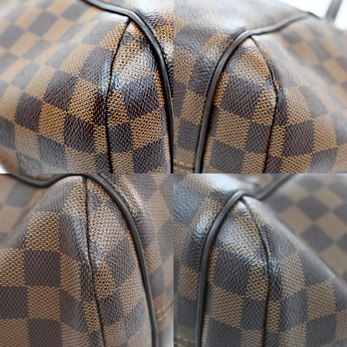 Louis Vuitton Totally Damier Brown Canvas Shoulder Bag Bag (Pre-Owned)