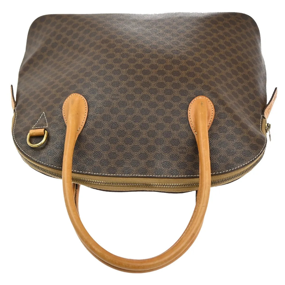 Celine Macadam Macadam With Leather Brown Pvc Handbag (Pre-Owned)