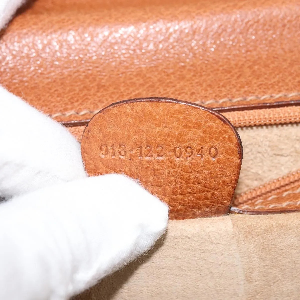 Gucci Vintage Clutch Leather Brown Leather Clutche & Pouche Bag (Pre-Owned)