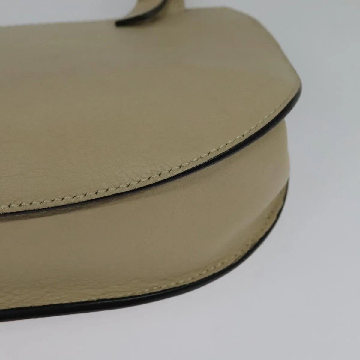 Chloe Georgia Leather Gold Leather Shoulder Bag Bag (Pre-Owned)