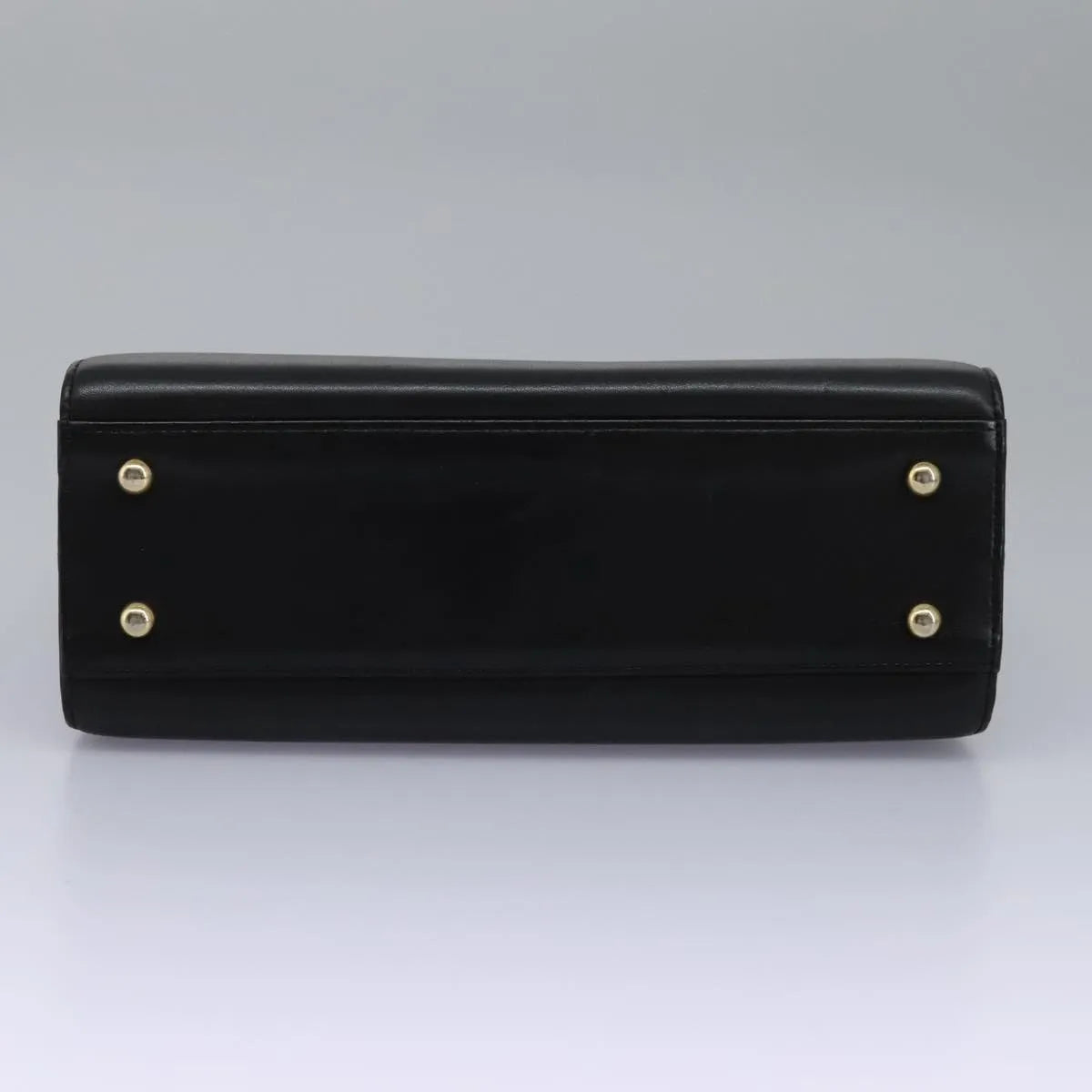 Givenchy Vintage Leather Black Leather Handbag (Pre-Owned)