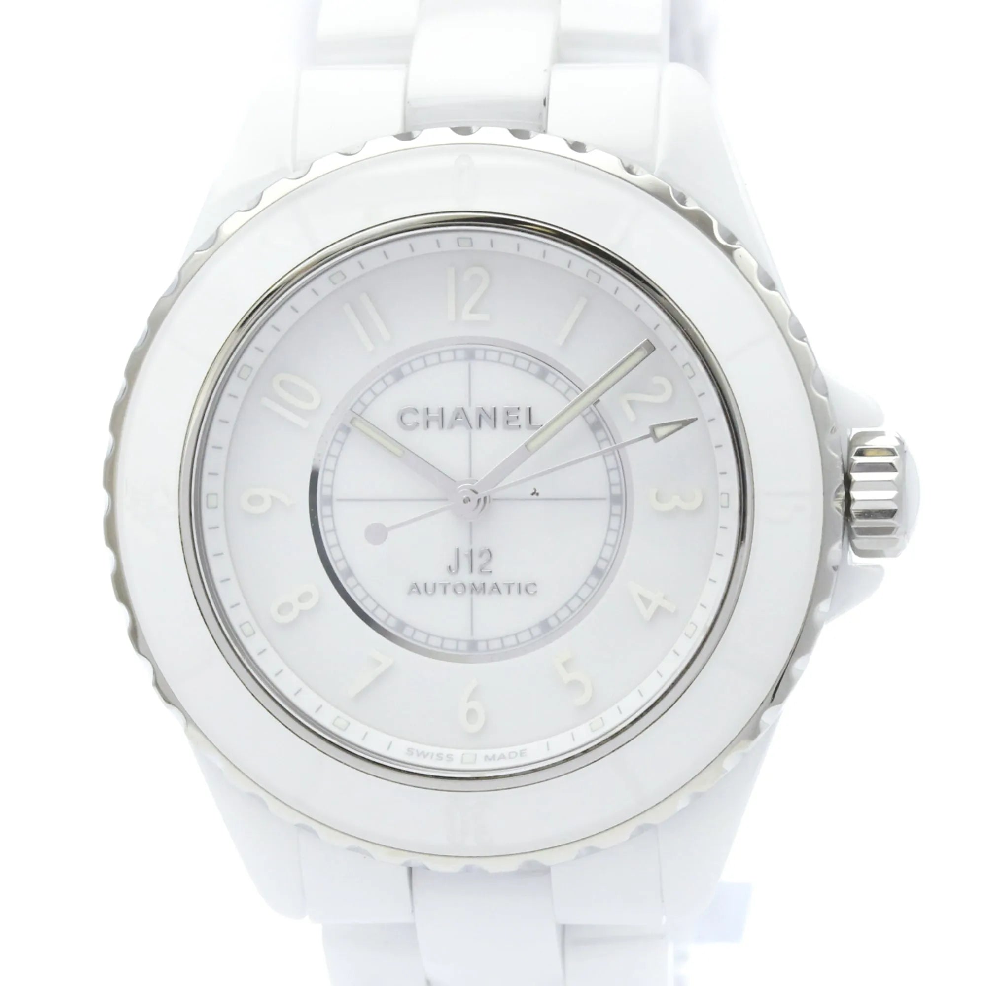 Chanel J12 Automatic Ceramic And Stainless Steel Watch (Pre-Owned)
