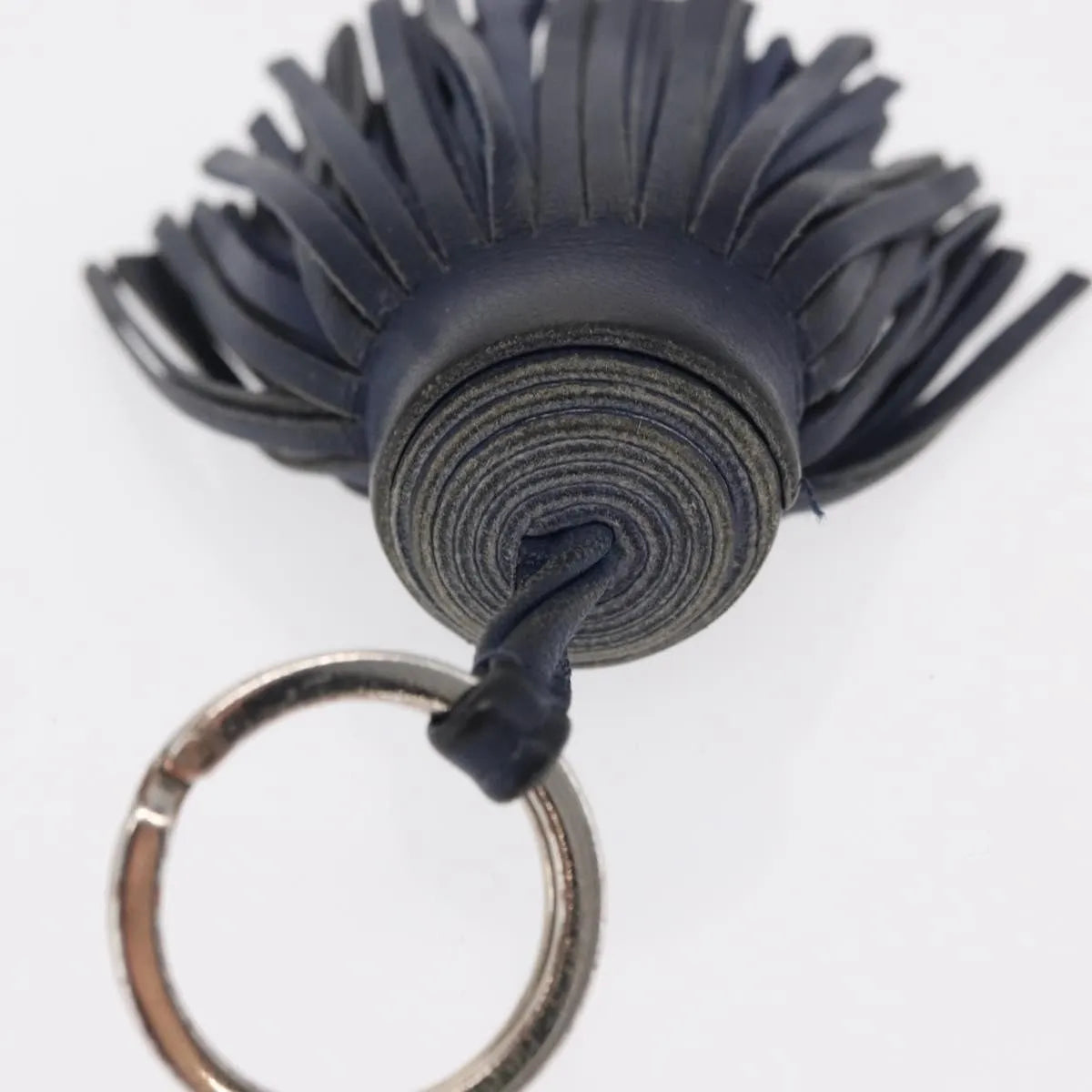 Hermes Carmen Keychain Leather Navy Leather Charms And Keychains Accessory (Pre-Owned)