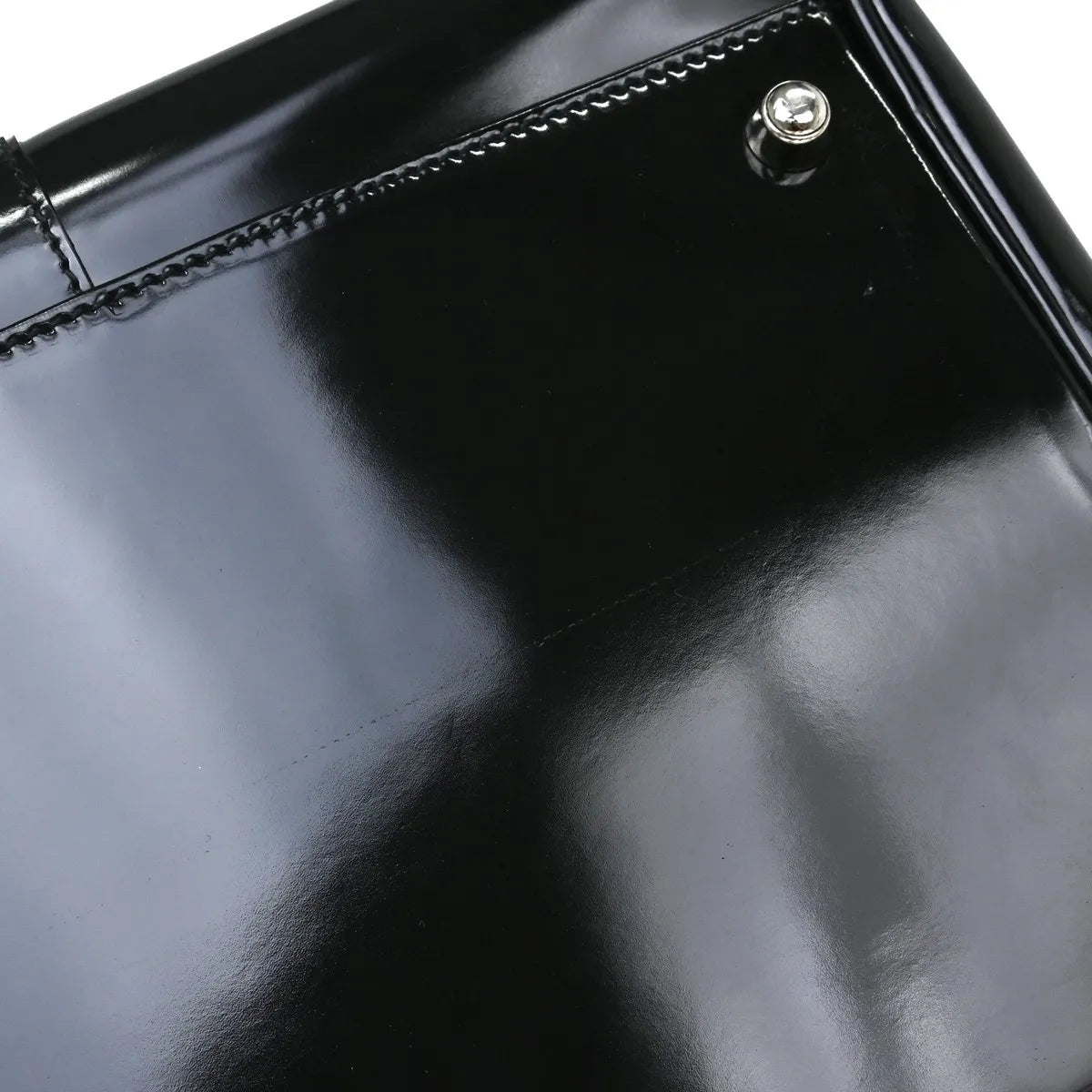 Gucci Travel Gg Nylon Black Leather Handbag (Pre-Owned)