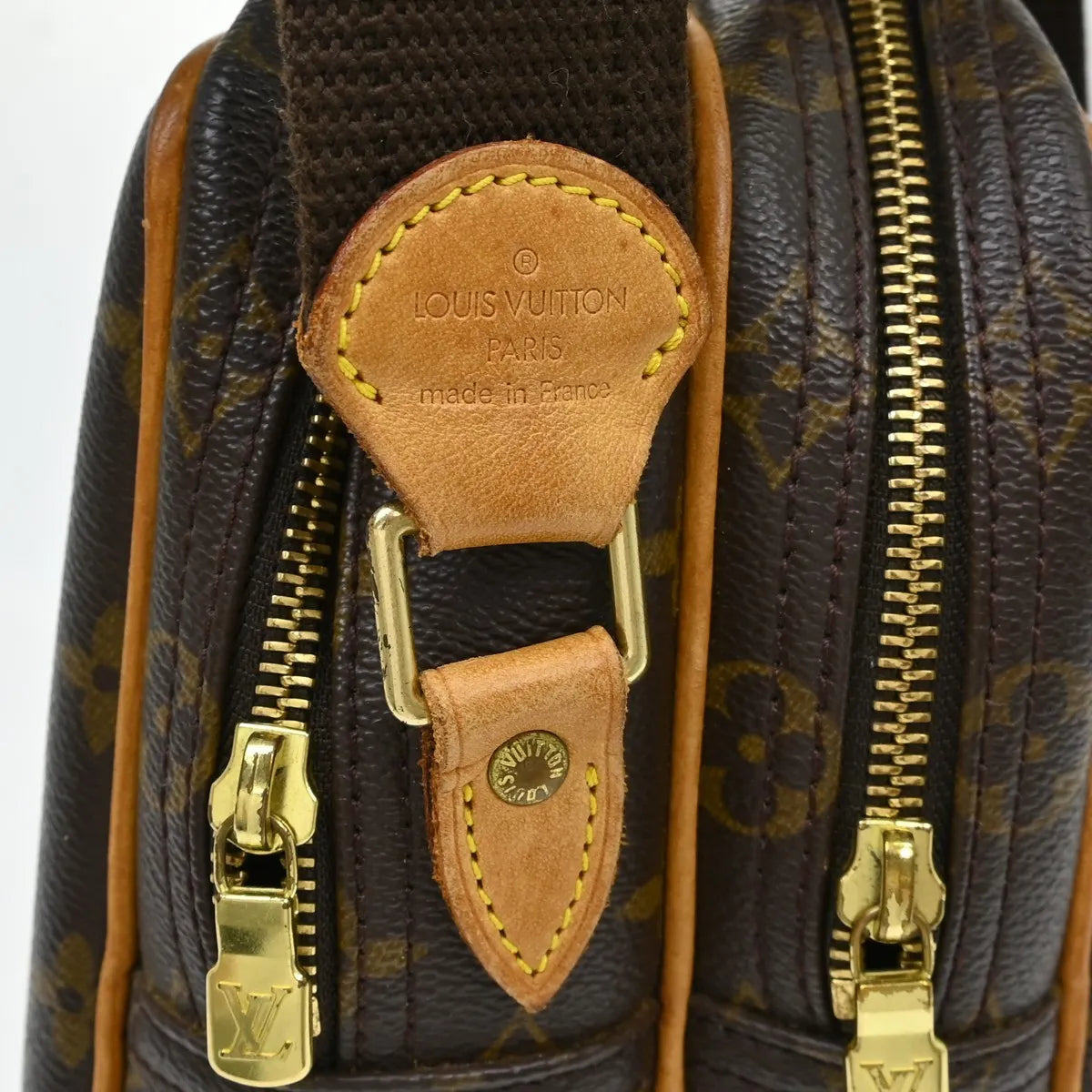 Louis Vuitton Reporter Monogram Canvas Brown Canvas Shoulder Bag Bag (Pre-Owned)
