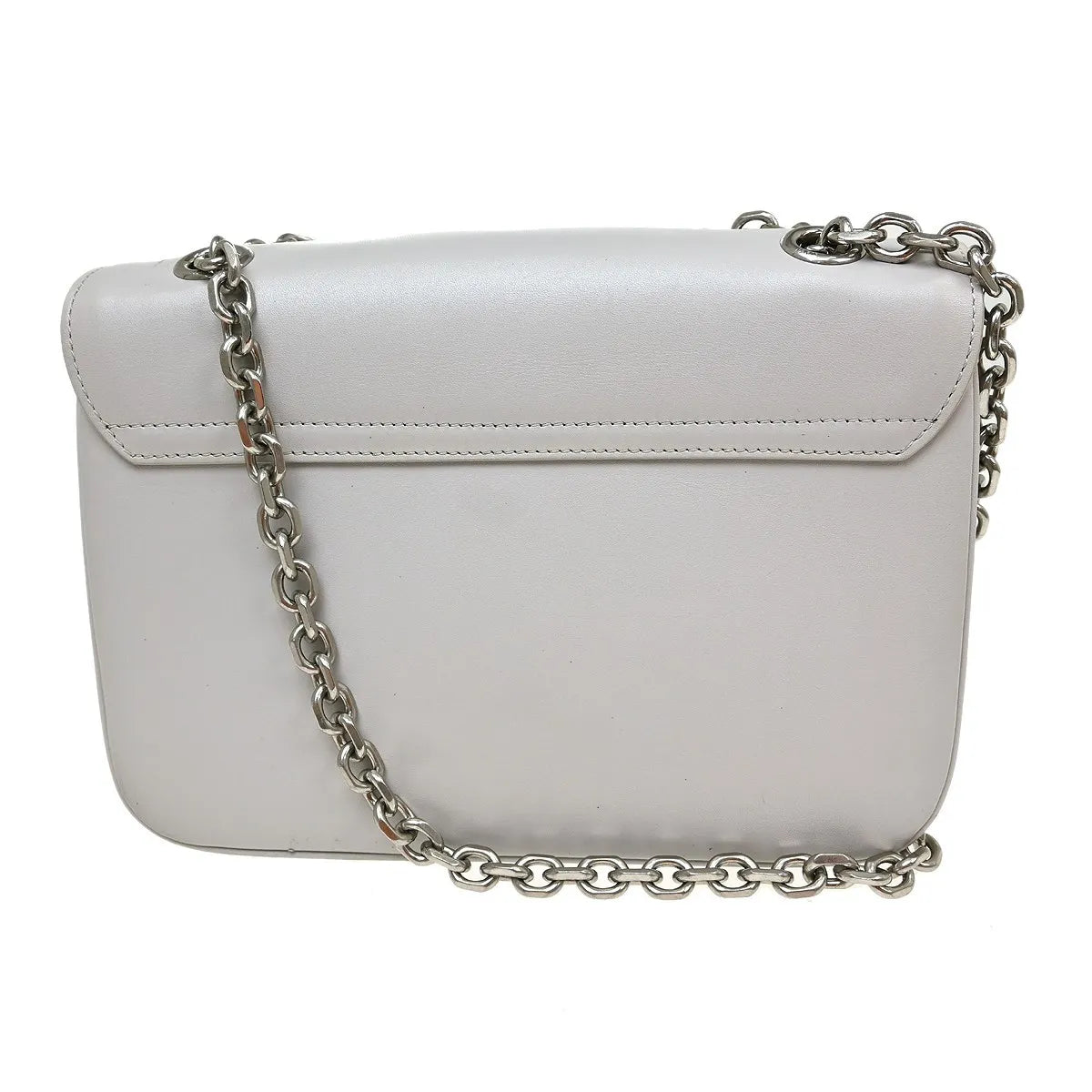 Celine C Bag Leather Gray Leather Shoulder Bag Bag (Pre-Owned)