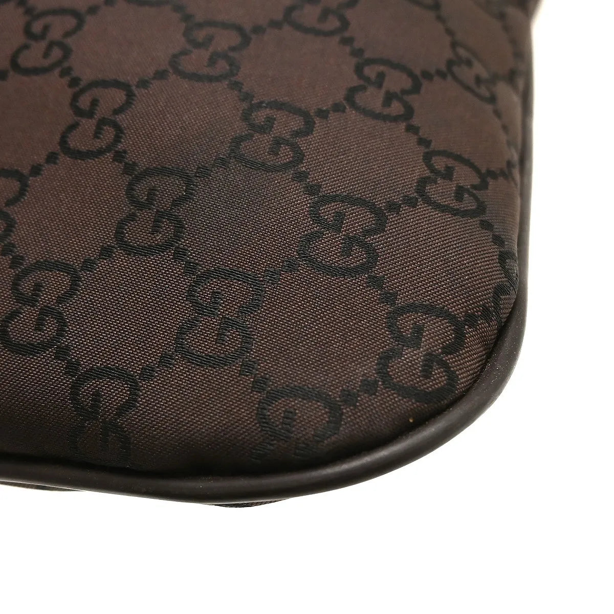 Gucci Messenger Bag (Outlet) Gg Canvas And Leather Brown Canvas Shoulder Bag Bag (Pre-Owned)