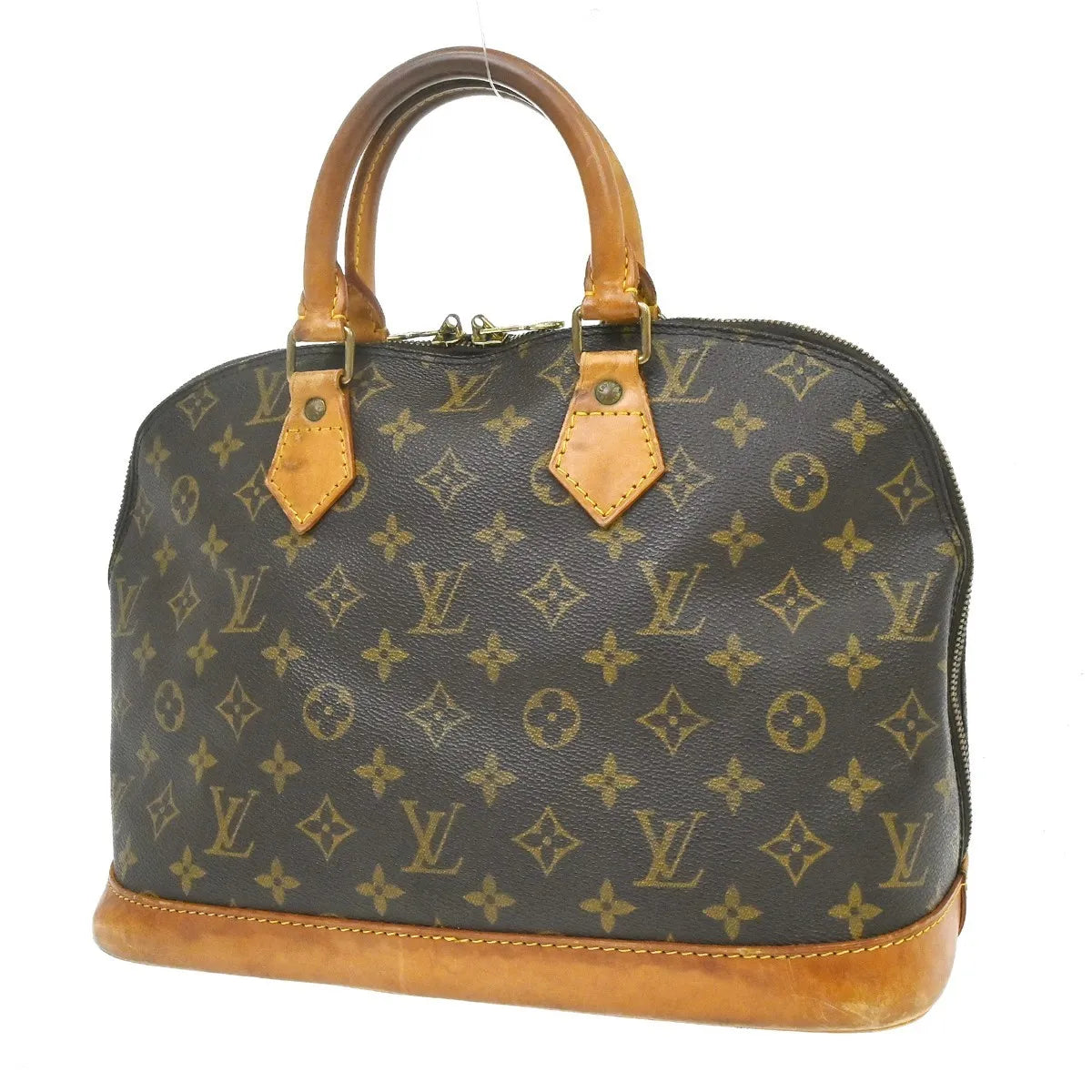 Louis Vuitton Alma Monogram Canvas Brown Canvas Handbag (Pre-Owned)