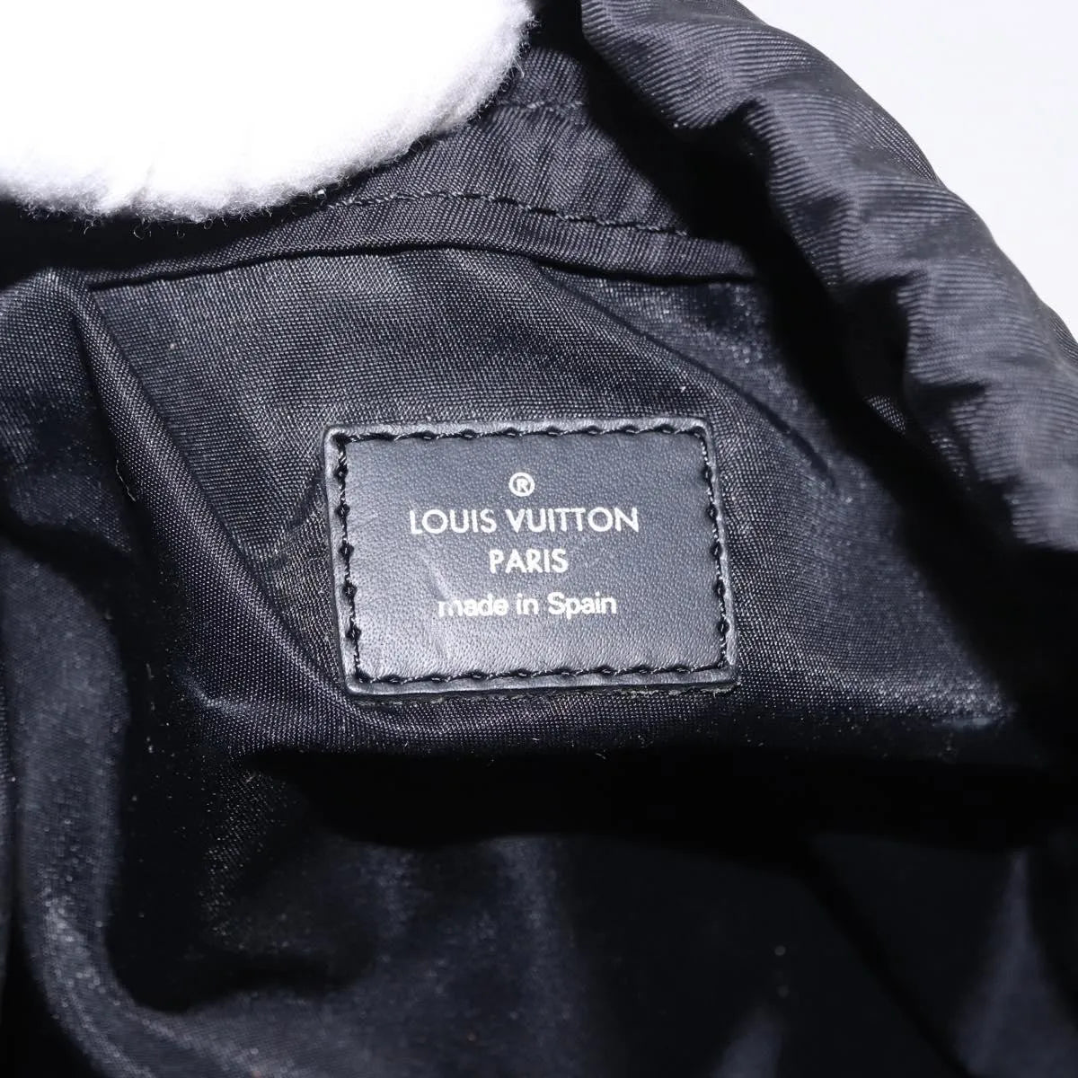 Louis Vuitton Cabas Light Drawstring Monogram Eclipse Canvas Black Canvas Tote Bag Bag (Pre-Owned)