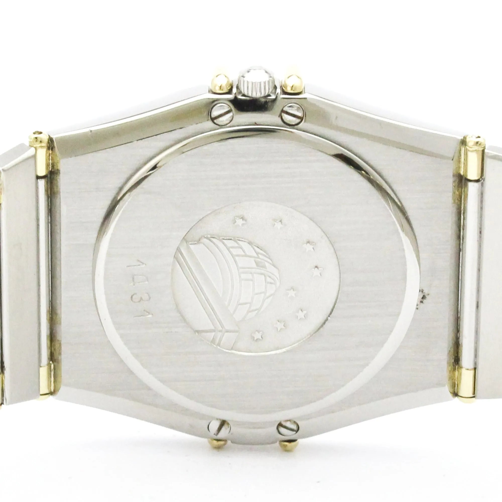 Omega Constellation Quartz Stainless Steel And Yellow Gold Watch (Pre-Owned)